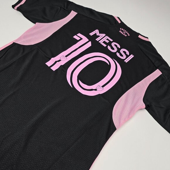 Messi Inter Miami Jersey #10 Black 24/25 - Picture 1 of 12
